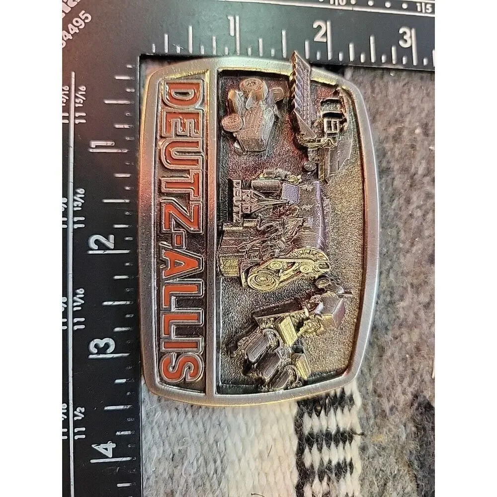 Deutz-Allis silver belt‎ buckle limited edition OS